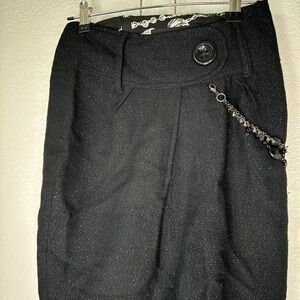 D.E.P.T. Black Pencil Skirt- NWOT Y2K